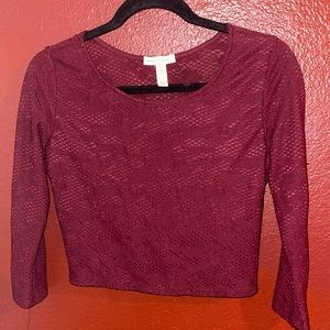 Semi Long Sleeve Crop